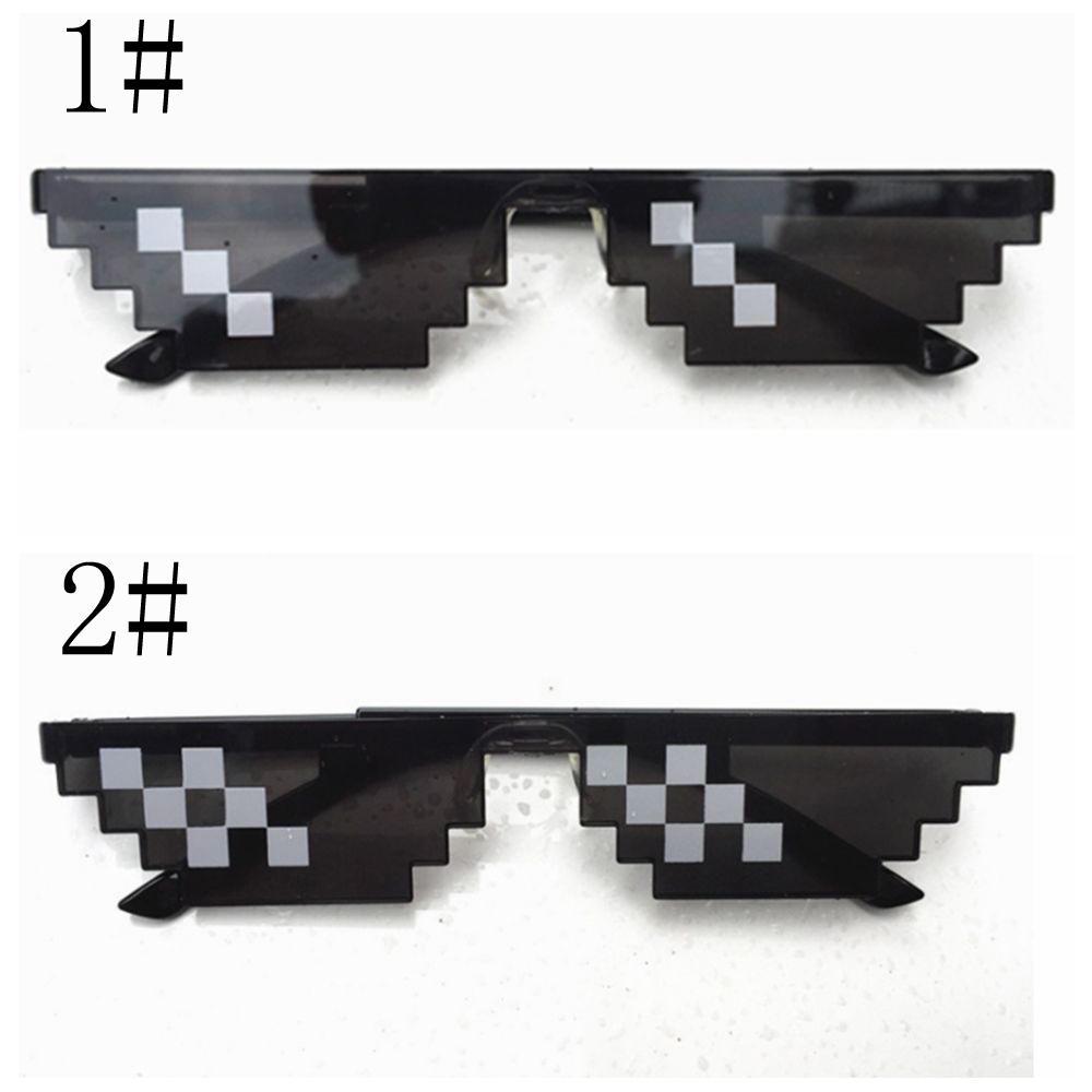 Лидер продаж, высококачественные очки унисекс, портативные легкие модные солнцезащитные очки, индивидуальные пиксельные солнцезащитные очки