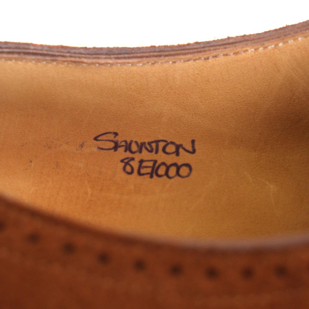 Безупречные кожаные туфли John Lobb SAUNTON Thornton Brown Замша мужские 8 Б/у