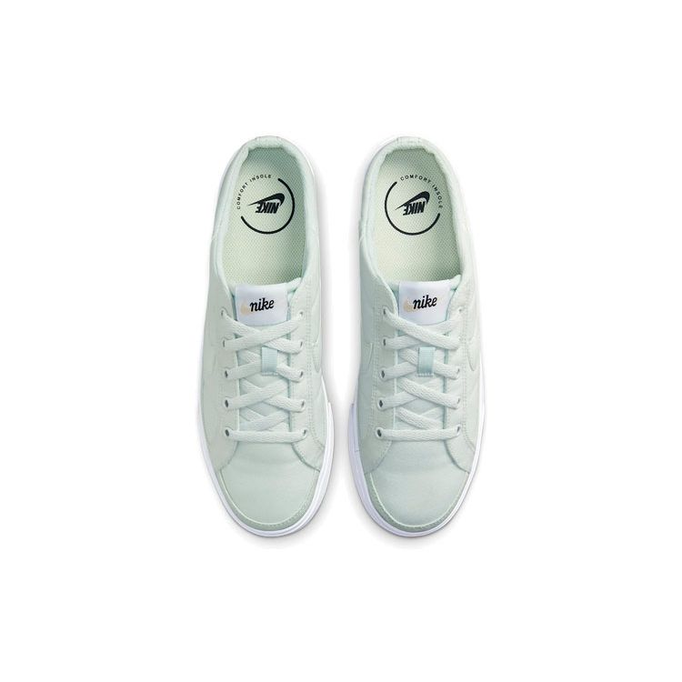 Nike Court Legacy Mule Простые Удобные Слипоны Полуслипоны Повседневные Низкие Кеды для Скейтборда Женские кроссовки Светло-зеленые DB3970-300