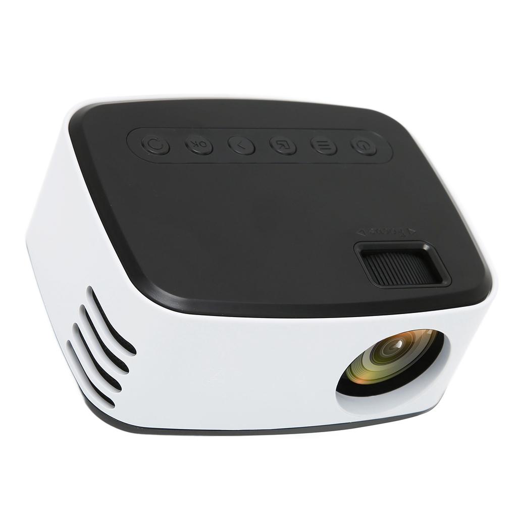 Мини-проектор черный белый HD 1080P портативный уличный домашний кинотеатр проектор для смартфона планшета