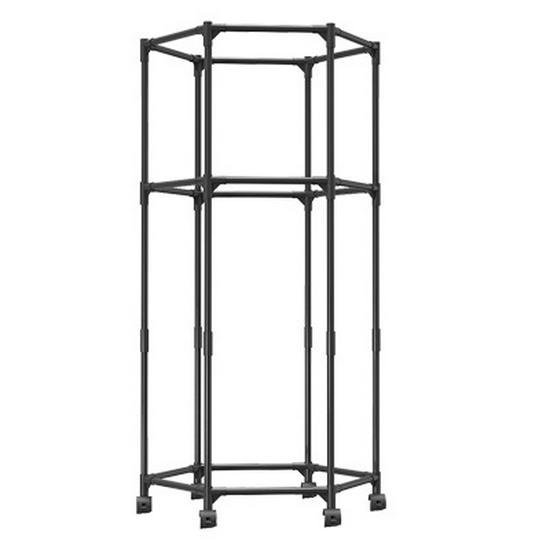 Напольная передвижная стойка для одежды и пальто с вешалкой и функцией сушки