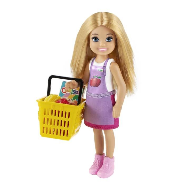 BARBIE Lalka Chelsea Sklepik + akcesoria MATTEL