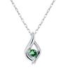 Emerald Drop PT900 Platinum [Lara Christie] Women's 0.02ct Lp102-0003-pt