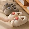 Cotton Slippers Winter 2025 New Warm Non-slip Indoor Home Non-slip Thick Bottom Home Slippers Autumn