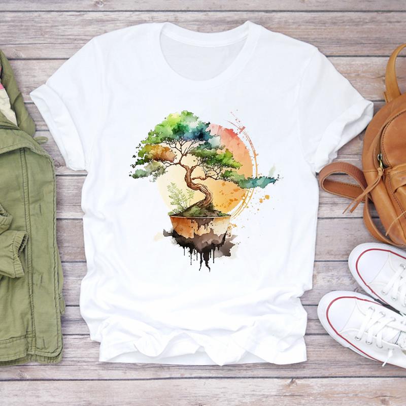 (Азиатский размер) Футболка Верхняя одежда Love Heart Valentine Trend Повседневная модная футболка с коротким рукавом Женская женская футболка с принтом и графическим рисунком