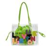 Stylish Large Capacity Jelly Tote Bag For Women In Trendy Colors Ideal For Casual Summer Outings