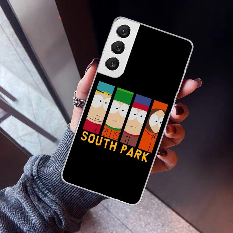 Cartoon S-South P-Parkes Phone Case For Samsung Galaxy S26 S25 Edge S24 S23 Ultra S22 Plus S21 S20 FE Soft TPU Back Cover Funda