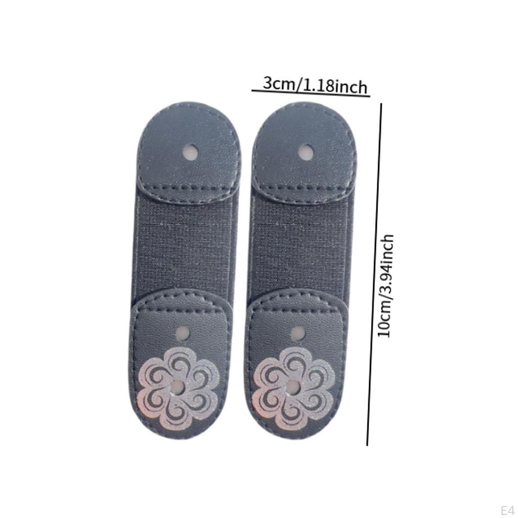 2 Pack Ice Skating Lace Straps for Boot Protection Accessories 10cmx3cm Elastic Bands Women