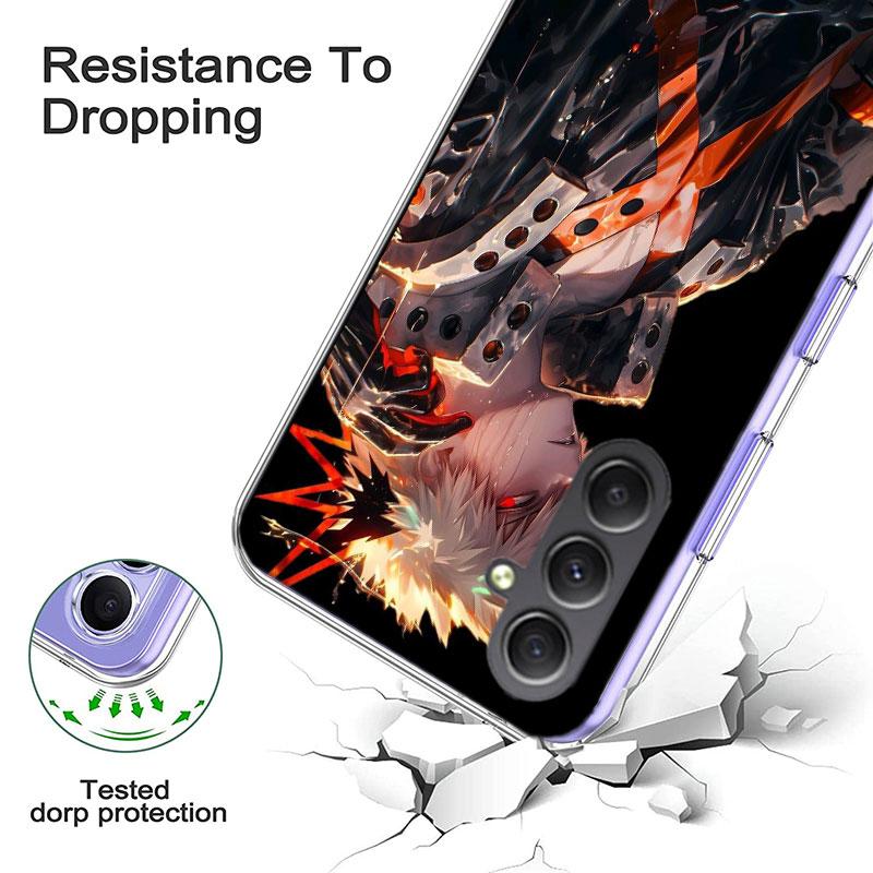 Чехол для телефона My Hero Bakugou Katsuki для Samsung A17 A37 A57 A07 A16 A26 A36 A56 A06 A02S A12 A22 A32 A52S A04S A14 A24 A34 A54 A0