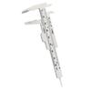 0-80mm Mini Multicolor Dual-scale Plastic Vernier Caliper Gauge Measuring Tool