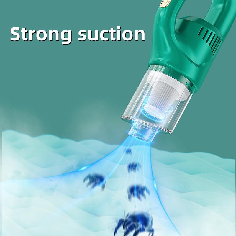 Пылесос с беспроводной зарядкой, портативный автомобиль, бытовой автомобиль, большой всасывающий пылесос, мощный пылесос для чистки домашних животных