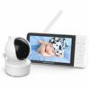 5.0 Inch Wifi Video Baby Monitor 720P Baby Camera Audio Babyphone Night Vision 3000mAh Battery Video Baby Monitor 6T