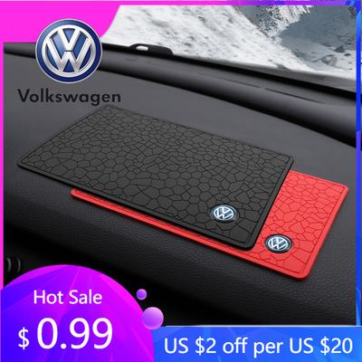 Для VW Volkswagen Jetta MK5 Golf ПВХ Автомобильный Нескользящий Коврик Панель Приборов Телефон Антискользящая Гелевая Подушка Для Volkswagen GTI Arteon R Scirocco Jet