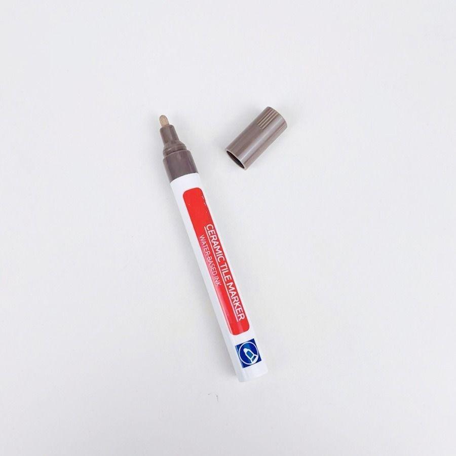 5Pcs Waterproof White Wall Tile Marker Pen Grout Restorer Gap Repair for Bathroom Floor Seam Paint Filling Construction Tools
