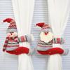 Christmas Creative Curtain Buckle Cartoon Doll Decoration Hotel Restaurant Decoration Doll Buckle Window Pendant