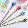 Women Metal Rhinestone Handmade Hair Stick Hair Chopsticks Hairpin Pin
