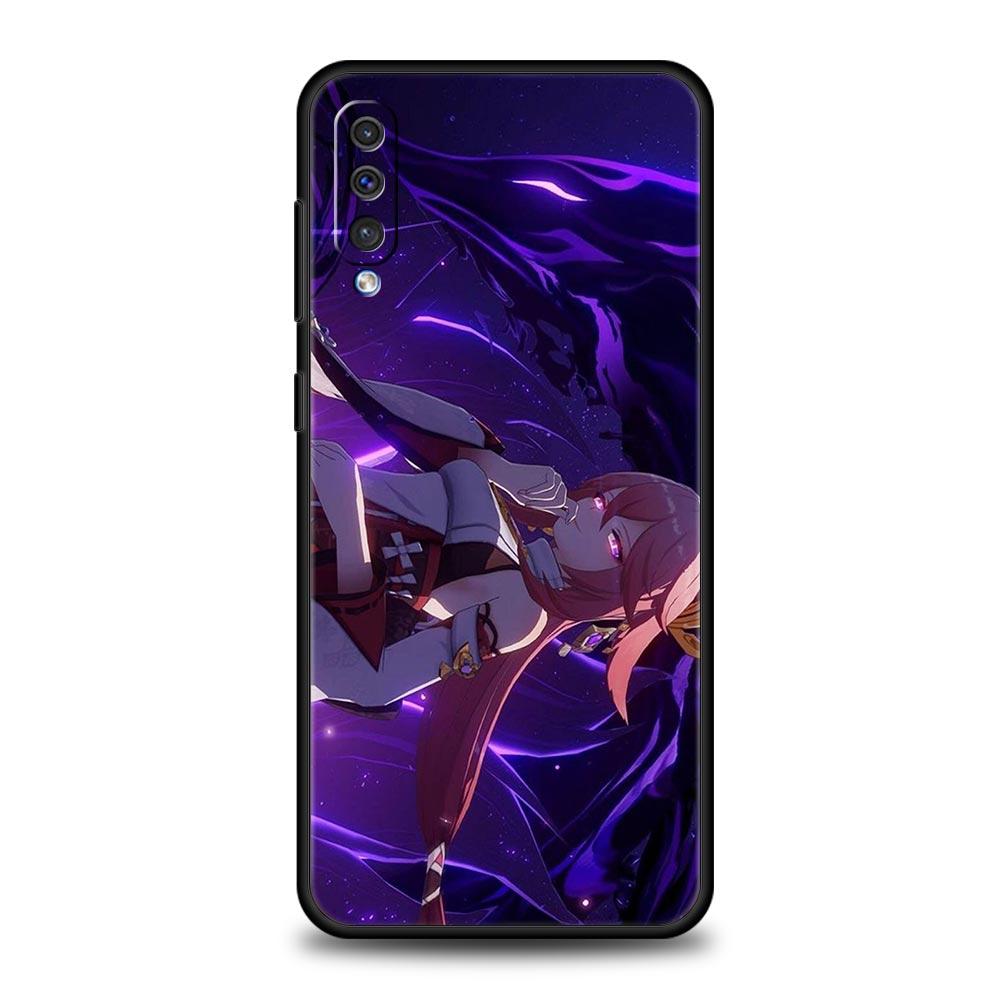 Чехол Genshin Impact для телефона Samsung Galaxy A52 A50 A70 A10 A30 A40 A20S A20E A02S A12 A22 A72 A42 A32 5G A04s, силиконовый чехол