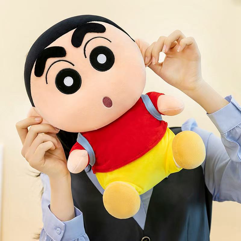 Latest Backpack Crayon Shin Chan Doll Kawaii Stuffed Plush Toy Doll Cartoon Anime Cute Pillow Children's Birthday Gift Doll