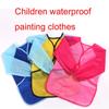 Baby Kitchen Craft Waterproof Kids Painting Apron Cooking Bib Art