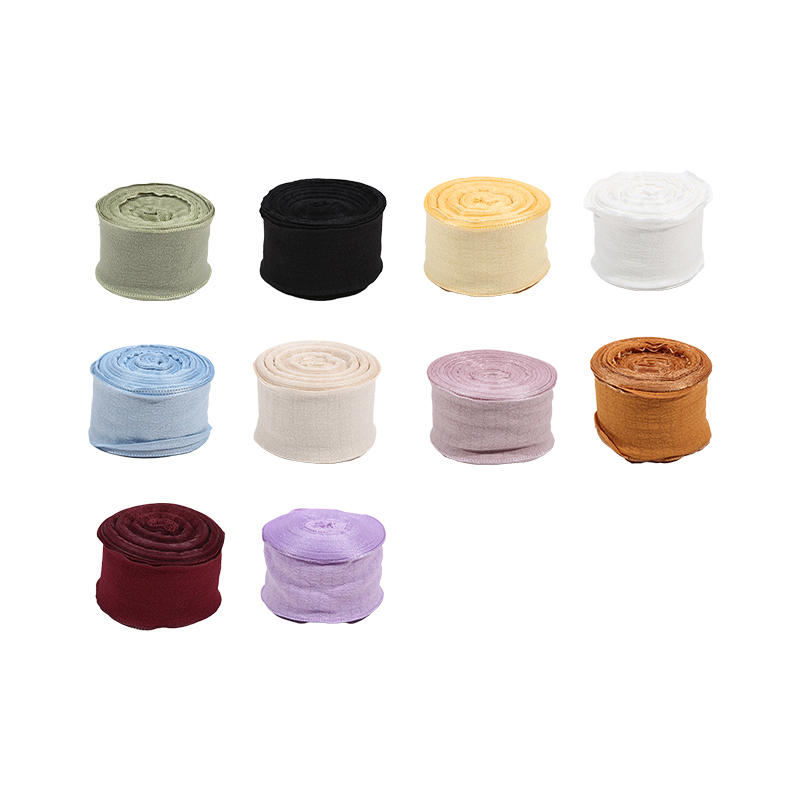 DIY Cake Bouquet Flower Fish Tail Yarn Packaging Ribbon Ruffle Lace Folding Ribbon Linen Wave Lace Ribbon