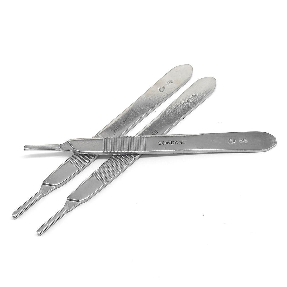 Ручка стоматологического скальпеля № 3 и № 4, ручка лезвия стоматолога, рукоятка для полости рта, хирургический инструмент, инструменты для стоматолога из нержавеющей стали