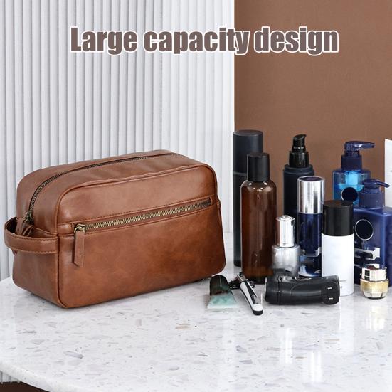 Органайзер для косметичек с несколькими отделениями, большой вместимостью, застежкой-молнией, многоцелевая водонепроницаемая дорожная косметичка