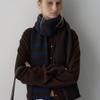 FACADE PATTERN Merino Wool Stripe Muffler_3 Colors