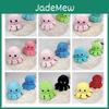 Очаровательная двусторонняя плюшевая игрушка-осьминог, меняющая цвет, для детей, мягкая и приятная на ощупь, чучело морского животного