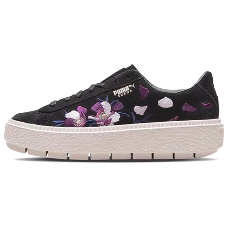 Puma Замша Платформа Следовые Цветочные Женские 367810-02