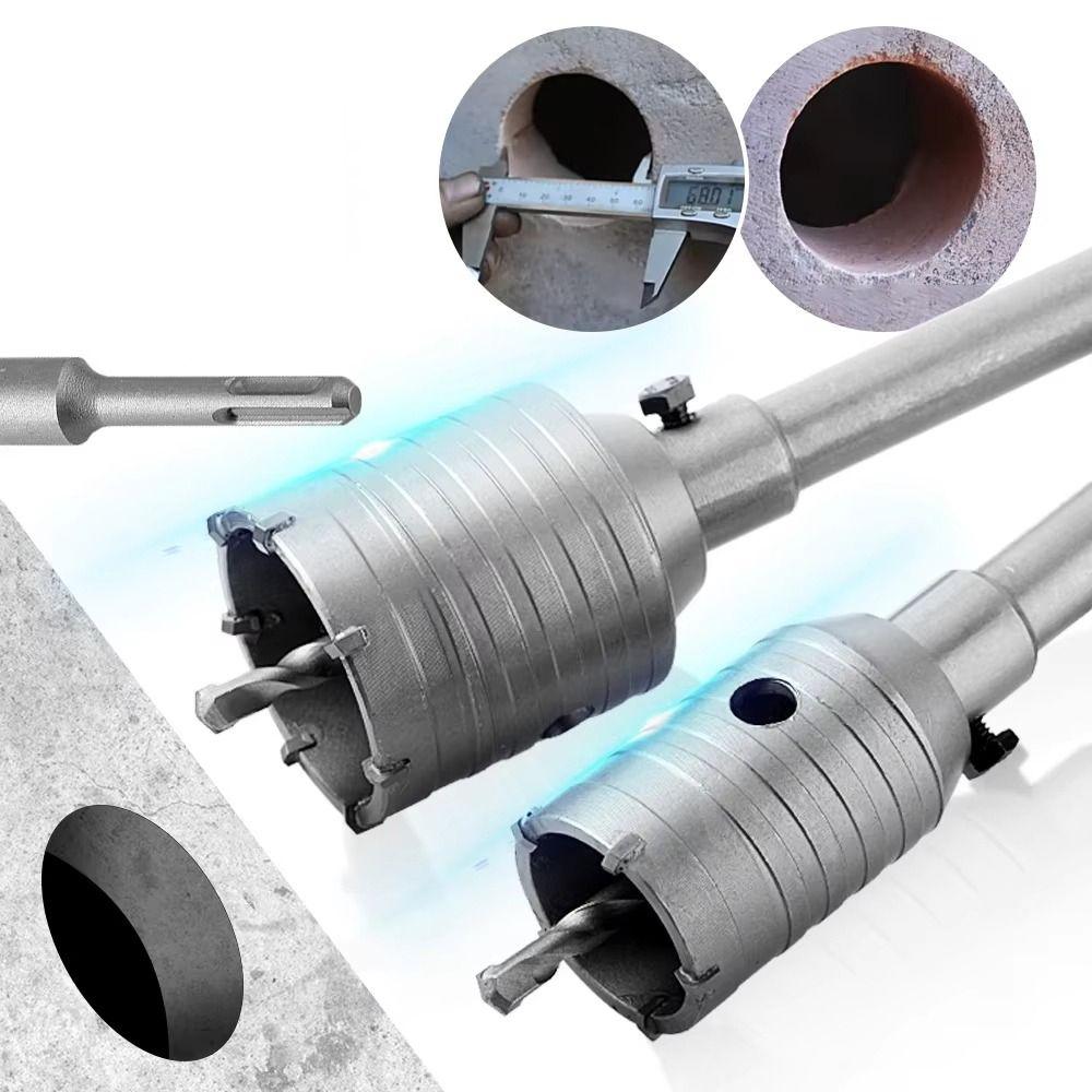 40mm-60mm Concrete Hole Saw Round Shaft Masonry Construction Tool Concrete Wall