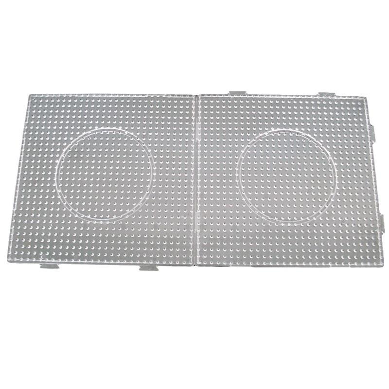 Прозрачная соединяемая основа для бусин Hama 5 мм | Сделай сам Развивающая термостойкая доска-пазл для детей