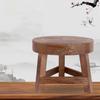 Низкие табуреты из массива дерева Круглой формы Подставка для растений Стул Чайный столик Табурет для переобувания Домашний декор Подставка для горшка Полка