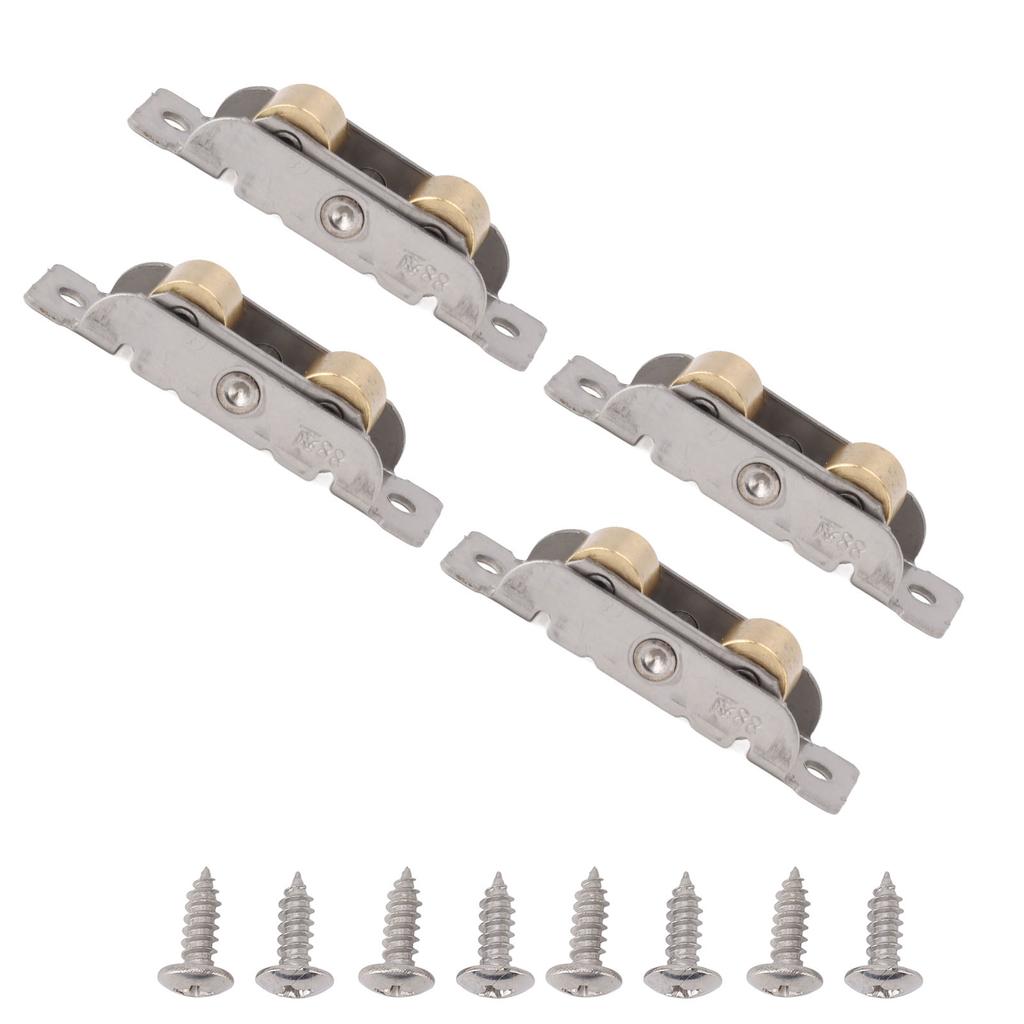 4 комплекта роликов для раздвижной двери патио, сменный узел ролика для раздвижной двери, подшипник типа 88 для дома