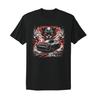 Мужская и женская футболка с графическим принтом 'Burnout American Muscle Car'
