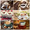 5D DIY Diamond Painting Coffee Round Diamond Embroidery Cross Stitch Kit Rhinestone Art Picture Mosaic Home Decoration