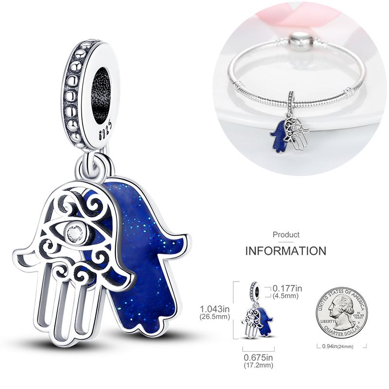 Fashion Trend 925 Silver Travel Airplane Dangle Charms Fit Original  Charm Bracelet DIY Sunflower Butterfly Bead