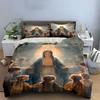 Religious figure with halo. Bedding sets Duvet cover sets Duvet covers Pillowcases(1 * Duvet Cover 2 * Pillowcases without duvet insert)