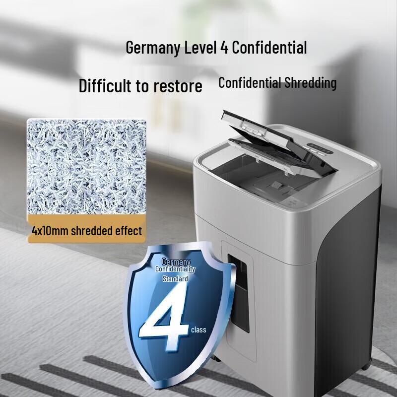 Kemin AX5400D Automatic 400-Sheet P-4 Commercial Paper Shredder CN plug (adapter included)