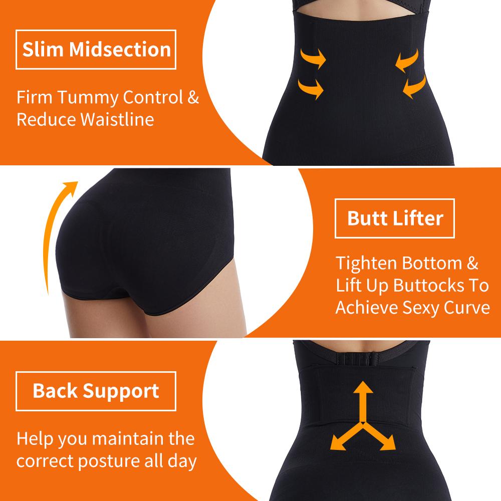 Женское корректирующее белье, трусики с контролем живота, тренажер для талии, формирователь тела, нижнее белье для похудения, компрессионные трусики с высокой талией, корректирующие трусы