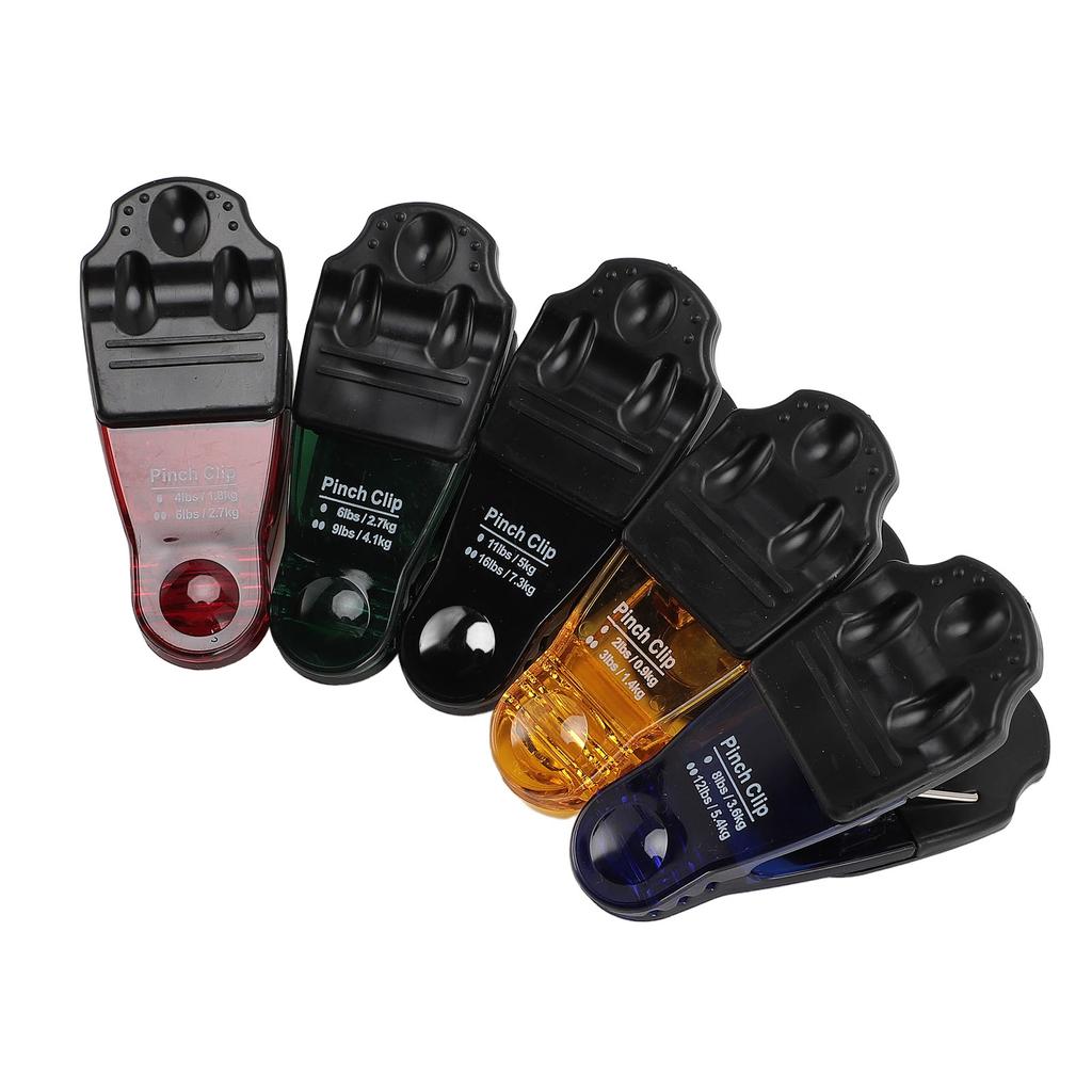 5PCS Graded Pinch Exerciser Strong Magnetic Plastic Finger Strengthener Clip Pinch Strength Trainer for Conditioning