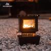 High-Transparency Retro Glass Tea Stove with Kerosene Lamp for Camping or Home