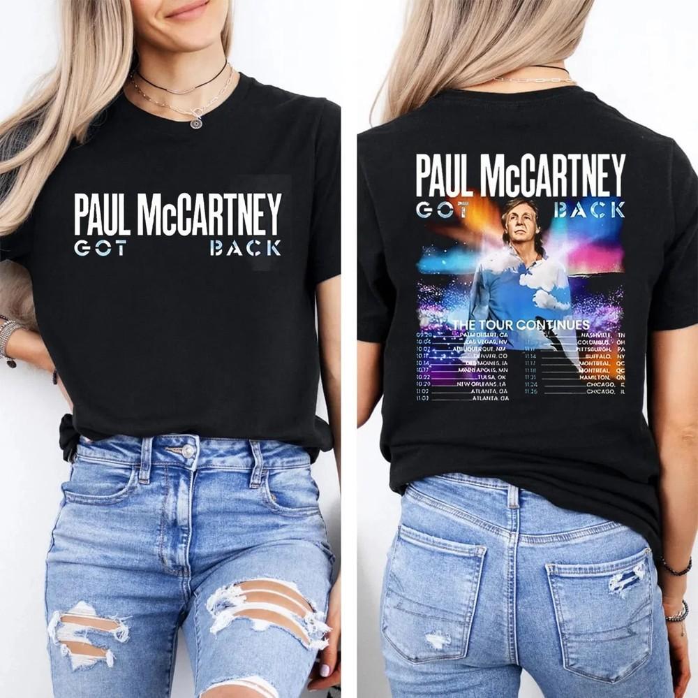 2025 Got Back Tour The Tour Continues Concert TShirt, S-5XL Unisex T-Shirt