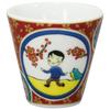 Chibi Kutani Ware Sake 6 X 5cm Sake Japanese Microwave Day Maruko-chan Cup, Approx. (55ml), Hiroshi's Cup, Tableware, Safe, Father's Gift, Maruko-chan