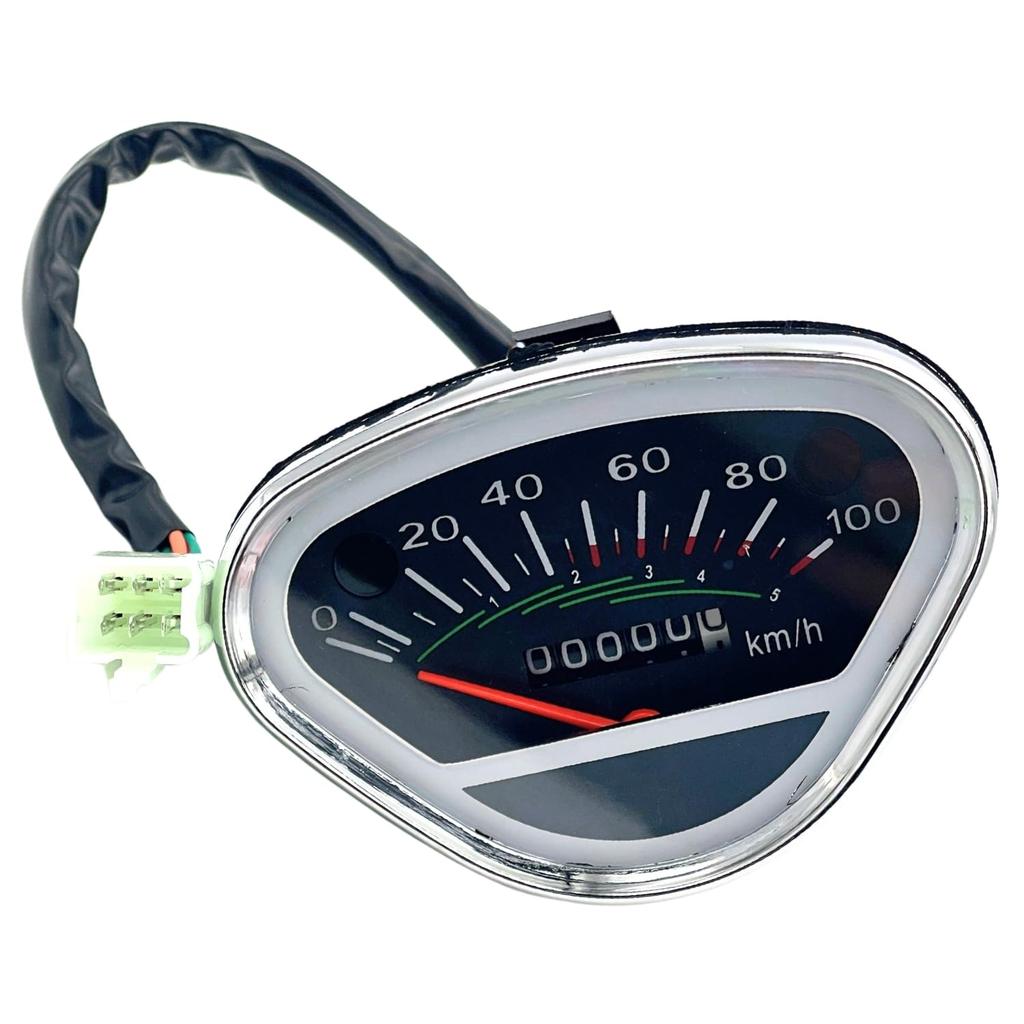 RiNan. Universal Motorcycle Speedometer, Chari Triangular Type, 100km/h, for Super Cub, Dax