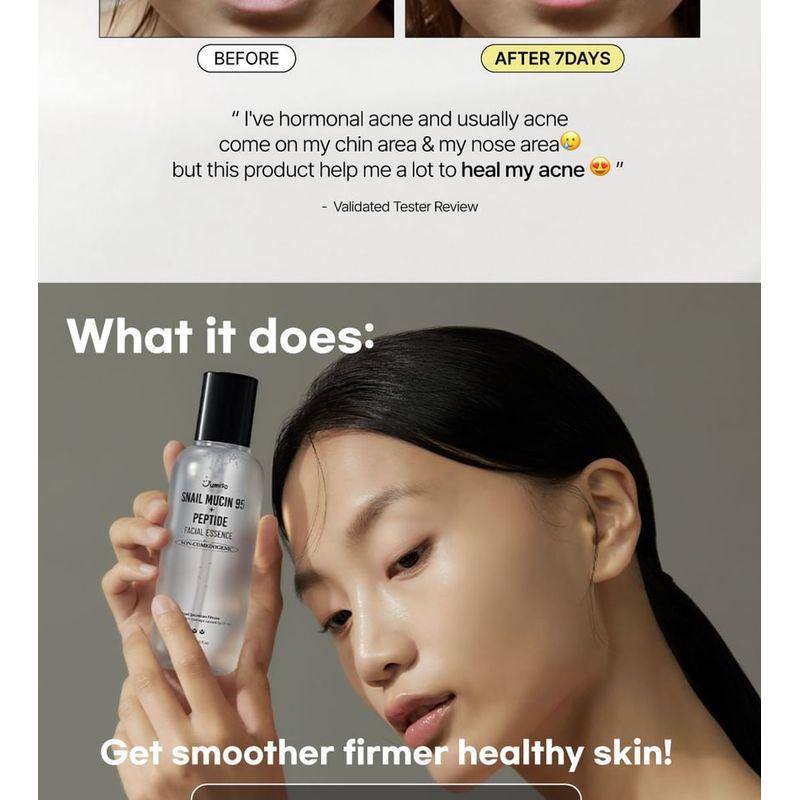 jumiso Слизь улитки 95% + Пептидная эссенция для лица Мини