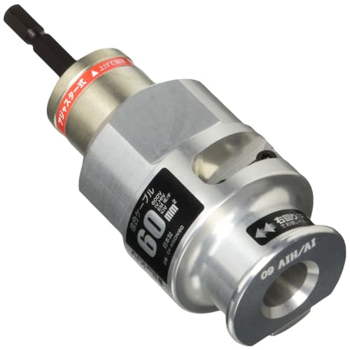 TAJIMA DK-MSDIV60 Socket-Type CV Wire Stripper for Vinyl-Insulated Wires, 60mm?, 600V, for IV, HIV, EM, IE/F, and KIV Wires