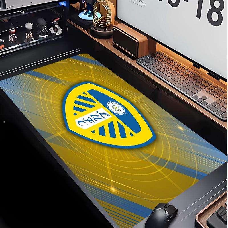 Leeds United Football Pattern Mouse Pad Non?Slip Rubber Base Gaming Mousepad For Desk Office Home