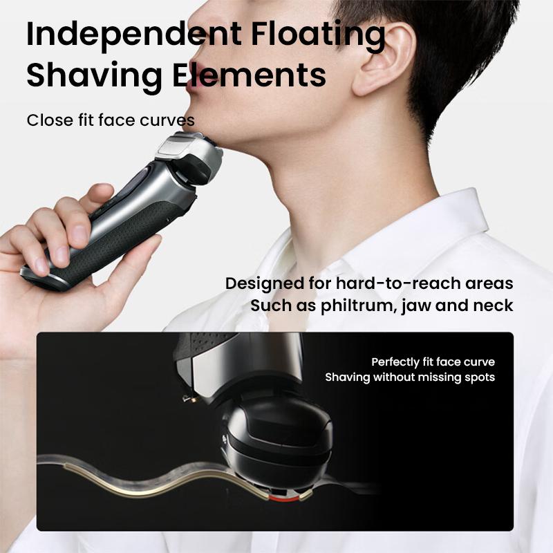 Braun Электробритва S9 Active 9077cc с 5-в-1 центром ухода и дорожным футляром для зарядки