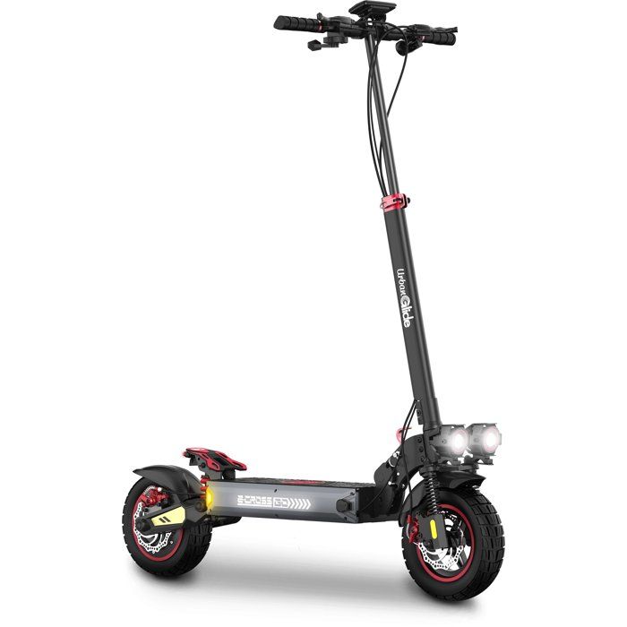 Trottinette Électrique Adulte UrbanGlide ECROSS GO – Moteur 1200W - Autonomie Jusqu'a 50 km - Pneu Tubeless 10" - Batterie
