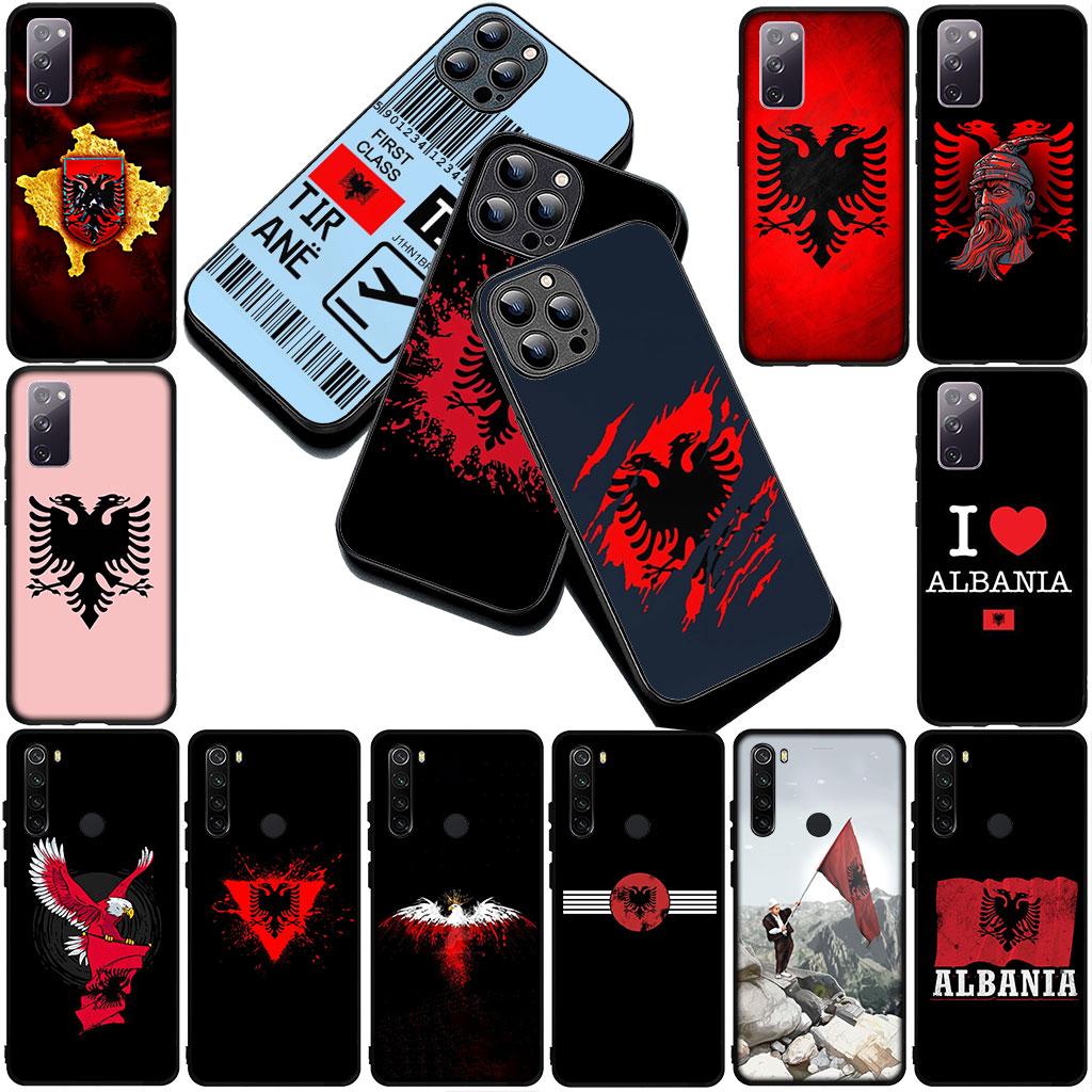 Albanians Red Albania Flag Phone Cover for Motorola Moto Edge 70 60 Fusion NEO Pro G Stylus G56 G96 G04 G05 20 Soft Case